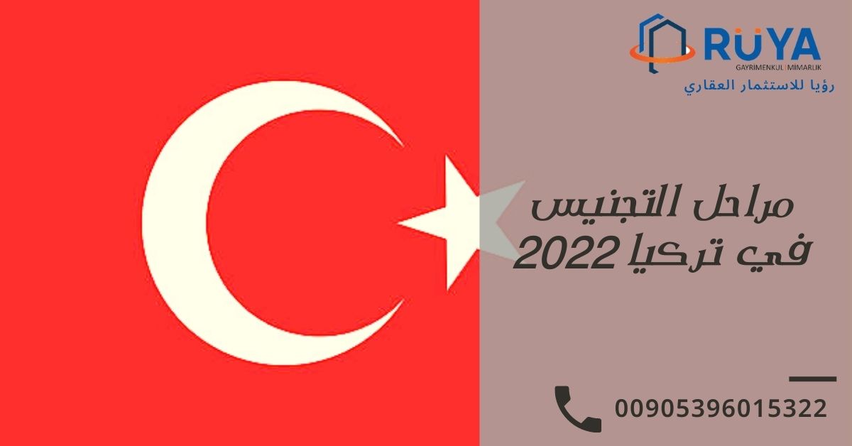 مراحل التجنيس في تركيا 2022